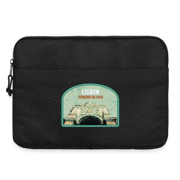 Lisbon Gate Augusta Street Badge, Portugal - Laptop bag 15" - black - Front