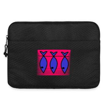 SARDINE. FISH. APRIL FOOL. EASTER. SEA - Laptop bag 15" - black - Front