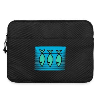FISCH. APRILSCHERZ. FEIERTAG. SOMMER. HUMOR - Laptoptasche 15" - Schwarz - Vorne