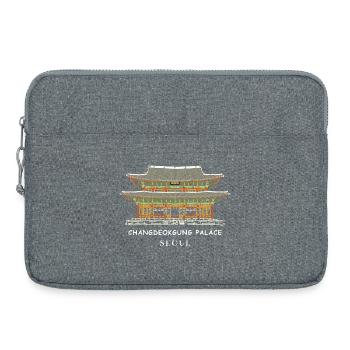 Seoul, Changdeokgung, Welterbestätte in Südkorea - Laptoptasche 15" - Grau meliert - Vorne