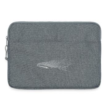 Requin-baleine - Sacoche pour ordinateur portable 15 pouces - gris chiné - Devant