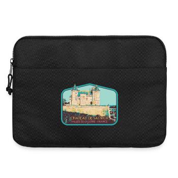 Château de Saumur, Vallée de la Loire - Sacoche pour ordinateur portable 15 pouces - noir - Devant
