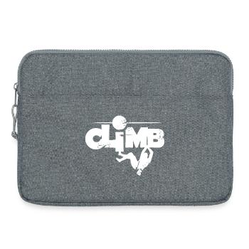 Escalade École d’escalade Rock Mountains Icon - Sacoche pour ordinateur portable 15 pouces - gris chiné - Devant