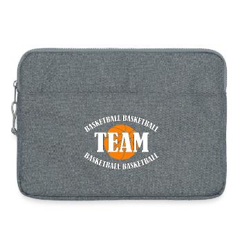 ÉQUIPE DE BASKET-BALL - Sacoche pour ordinateur portable 15 pouces - gris chiné - Devant