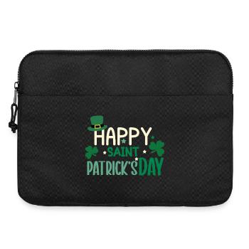 Joyeuse journée de la Saint-Patrick - Sacoche pour ordinateur portable 15 pouces - noir - Devant