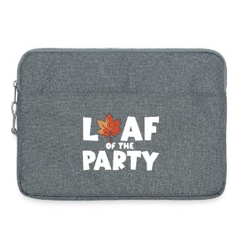 Blatt der Party Happy Fall Ernte Herbstblatt - Laptoptasche 15" - Grau meliert - Vorne