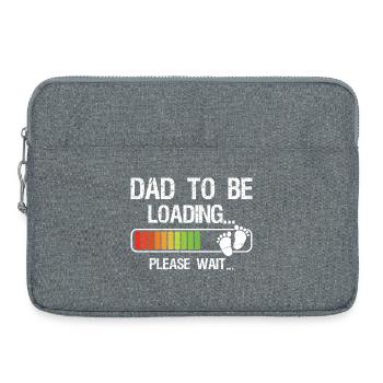 Expecting Dad Shirt Gift for Dad-To-Be Loading - Laptoptasche 15" - Grau meliert - Vorne