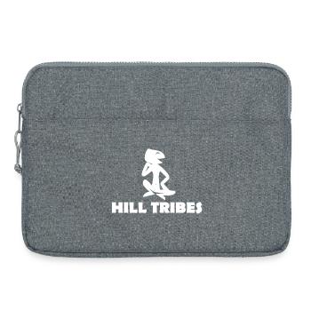 Tribus montagnardes - Sacoche pour ordinateur portable 15 pouces - gris chiné - Devant