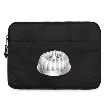 Moule à gâteau Bundt – motif de cuisine simple - Sacoche pour ordinateur portable 15 pouces - noir - Devant