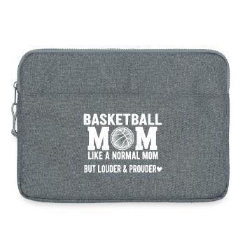 Stolze Lustige Basketball Mama Design Mama - Laptoptasche 15" - Grau meliert - Vorne