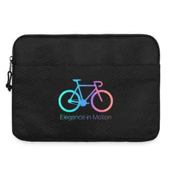 Bicyclette Élégance en Mouvement - Sacoche pour ordinateur portable 15 pouces - noir - Devant