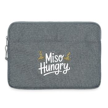 Ramen Miso Hungry Tonkatsu Noodle Bowl Ramen Chef - Laptoptasche 15" - Grau meliert - Vorne