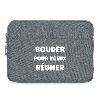 Sulking to better reign - Laptop bag 15" - heather grey - Front