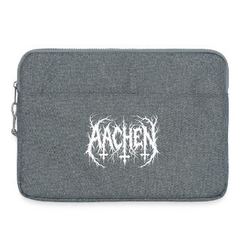 Lieblingsstadt Aachen Metal - Laptoptasche 15" - Grau meliert - Vorne