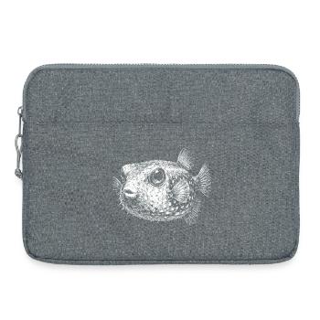 Poisson-globe - Sacoche pour ordinateur portable 15 pouces - gris chiné - Devant