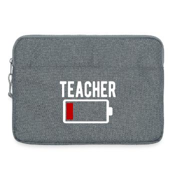 Batterie du professeur Travail drôle Drôle - Sacoche pour ordinateur portable 15 pouces - gris chiné - Devant