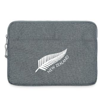Fougère de Nouvelle-Zélande Proud Kiwi - Sacoche pour ordinateur portable 15 pouces - gris chiné - Devant
