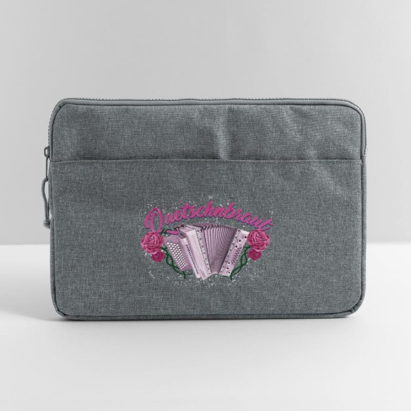 Squeeze Bride - Harmonica with Roses Laptop bag 15"