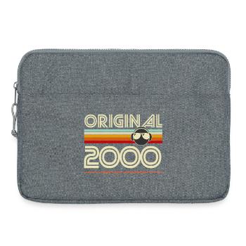 Originale Retro-Edition von 2000 - Laptoptasche 15" - Grau meliert - Vorne