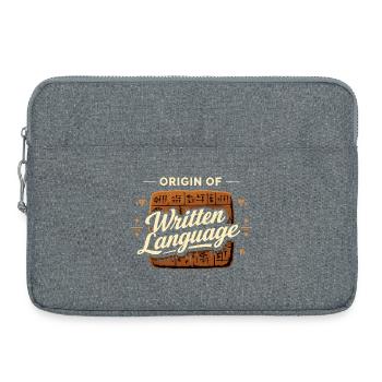Mésopotamie ancienne, Sumérien - Sacoche pour ordinateur portable 15 pouces - gris chiné - Devant