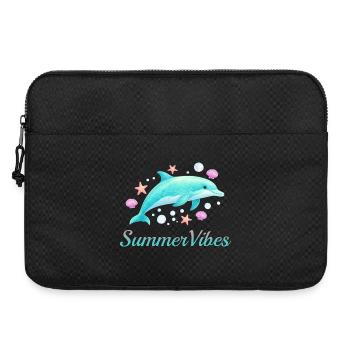 Summer Vibes - Laptoptasche 15" - Schwarz - Vorne