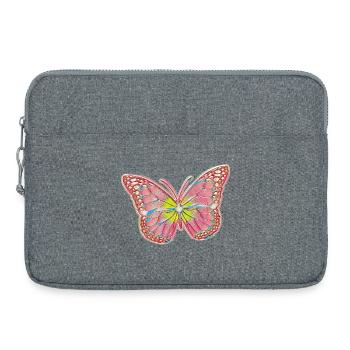 Butterfly Fairy Tale Magical Design - Laptop bag 15" - heather grey - Front