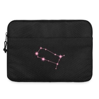 Gemini Star Constellation Zodiac Sign Pastel Pink - Laptop bag 15" - black - Front