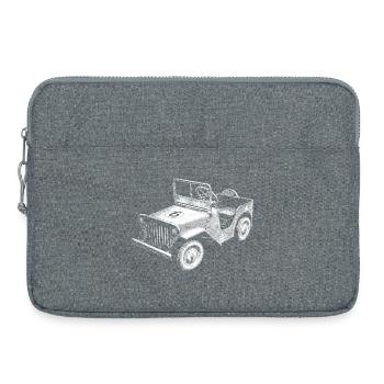 Seifenkiste - Laptoptasche 15" - Grau meliert - Vorne