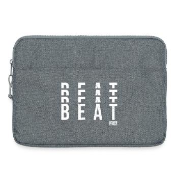 Producteur de musique - Sacoche pour ordinateur portable 15 pouces - gris chiné - Devant