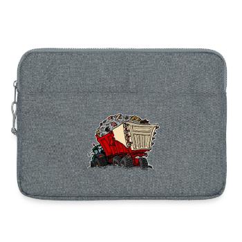 0956 Wagen RUIN - Laptoptasche 15" - Grau meliert - Vorne