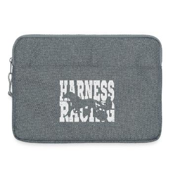 Traber Trabrennen Design - Laptoptasche 15" - Grau meliert - Vorne