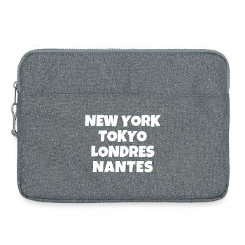 Nantes, Nantais FC, NANTES, Nantes Humor - Laptoptasche 15" - Grau meliert - Vorne