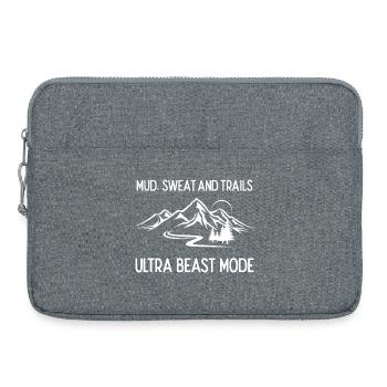 Ultra Running - Mud, Sweat and Trails - Laptop bag 15" - heather grey - Front