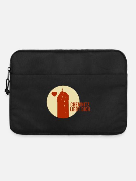Chemnitz liebt dich - Laptoptasche 15" - Schwarz