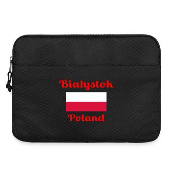 Białystok Polen - Stilvolle Drucke - Laptoptasche 15" - Schwarz - Vorne
