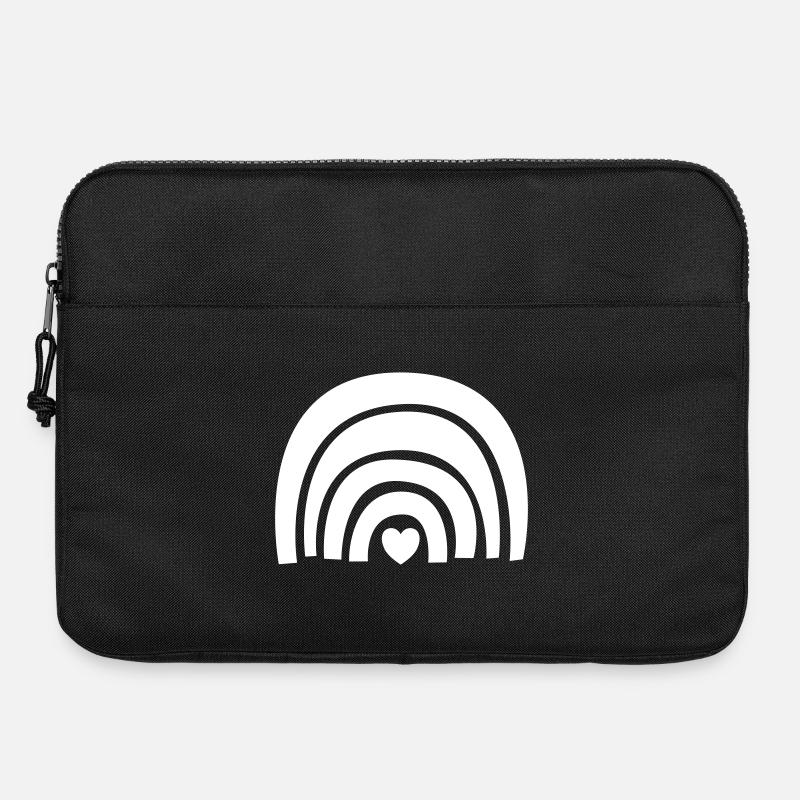 Regenbogen Rainbow - Laptoptasche 15" - Schwarz