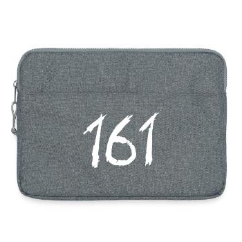 161 Handbrush Ziffern AfA - Laptoptasche 15" - Grau meliert - Vorne