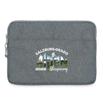 Alpenüberquerung 2026 Salzburg Grado Fahrrad - Laptoptasche 15" - Grau meliert - Vorne