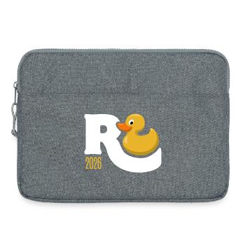 Gummy Duck Pension 2026 - Retirement - Pension - Laptop bag 15" - heather grey - Front