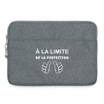 Am Rande der Perfektion Sarkastischer Humor - Laptoptasche 15" - Grau meliert - Vorne