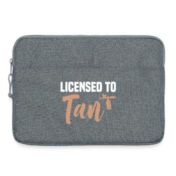 Spray Tan Technician Professionals Kit Spray Tan - Laptoptasche 15" - Grau meliert - Vorne
