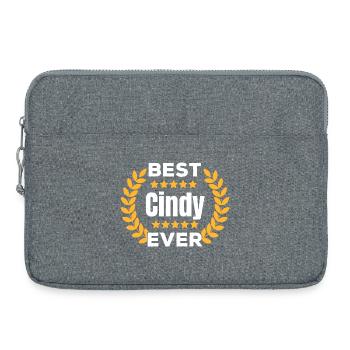 Meilleur cadeau de Cindy Legend Name Ever - Sacoche pour ordinateur portable 15 pouces - gris chiné - Devant