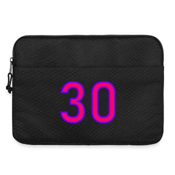 30. 30 ANS. 30e ANNIVERSAIRE. ANNIVERSAIRE 30 ANS. - Sacoche pour ordinateur portable 15 pouces - noir - Devant