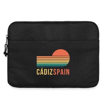 Cadix, Espagne - Sacoche pour ordinateur portable 15 pouces - noir - Devant