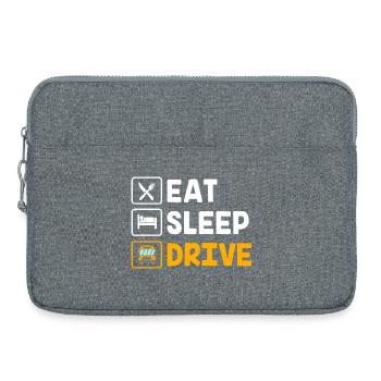 Schulbusfahrer Busfahrer Schulbus - Laptoptasche 15" - Grau meliert - Vorne