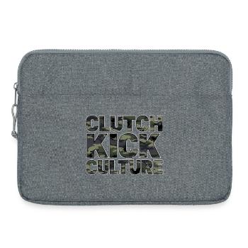Camouflage Clutch Kick Culture Car Tuning Szene - Laptoptasche 15" - Grau meliert - Vorne