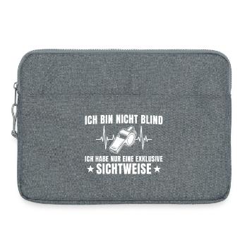 Schiedsrichter Exklusive Sichtweise – Schiri - Laptoptasche 15" - Grau meliert - Vorne