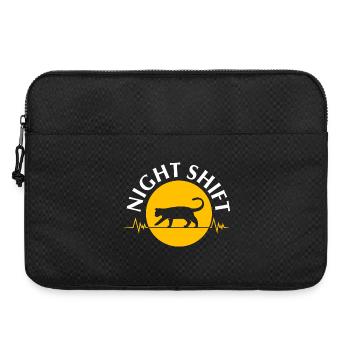Équipe de nuit - Sacoche pour ordinateur portable 15 pouces - noir - Devant