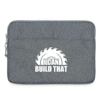 I can build that Woodworking Carpenter Carpenter - Laptop bag 15" - heather grey - Front
