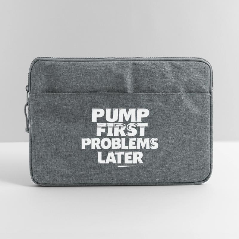 Pump first, problems later Laptop bag 15"